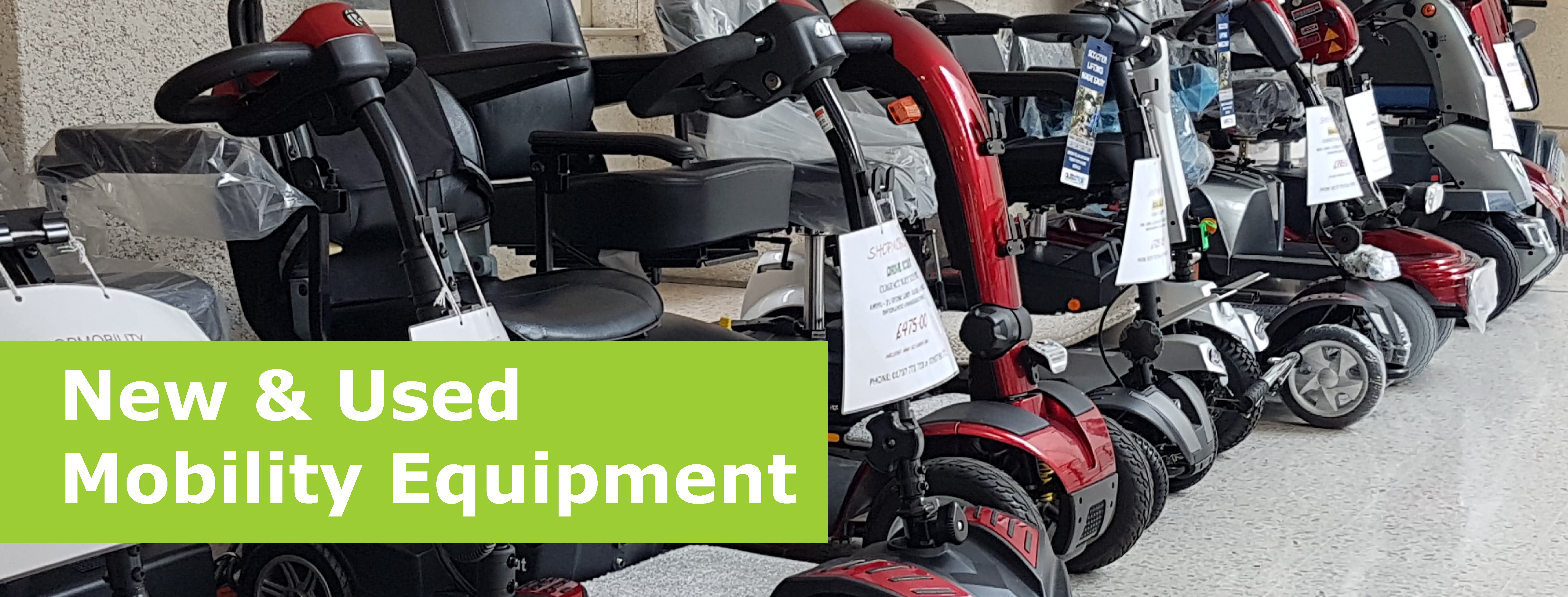 New and used mobility equipment