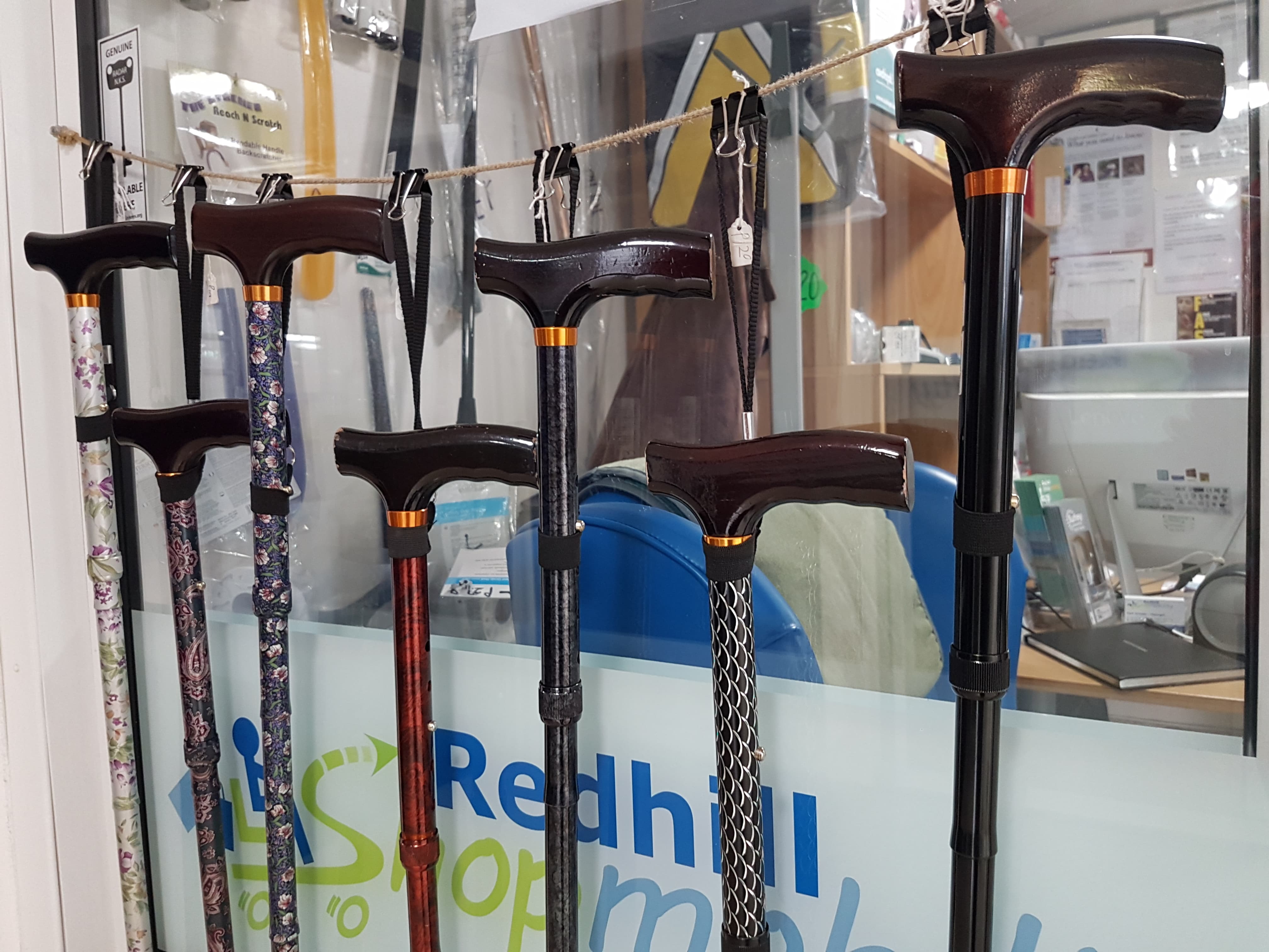 daily living aids at Redhill Shopmobility