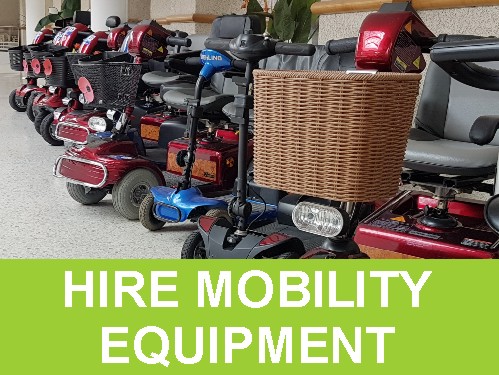 hire a mobility equipment at Redhill Shopmobility